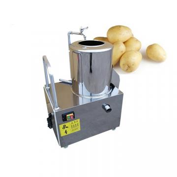 Industrial Stainless Steel Brush Roller Potato Washing / Peeling Machine